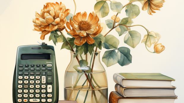 personainvest_Bokishmum_watercolor_flat_modern_calculator_Book__e2713a23-2c78-4573-9c1b-2b1c4807b8c1